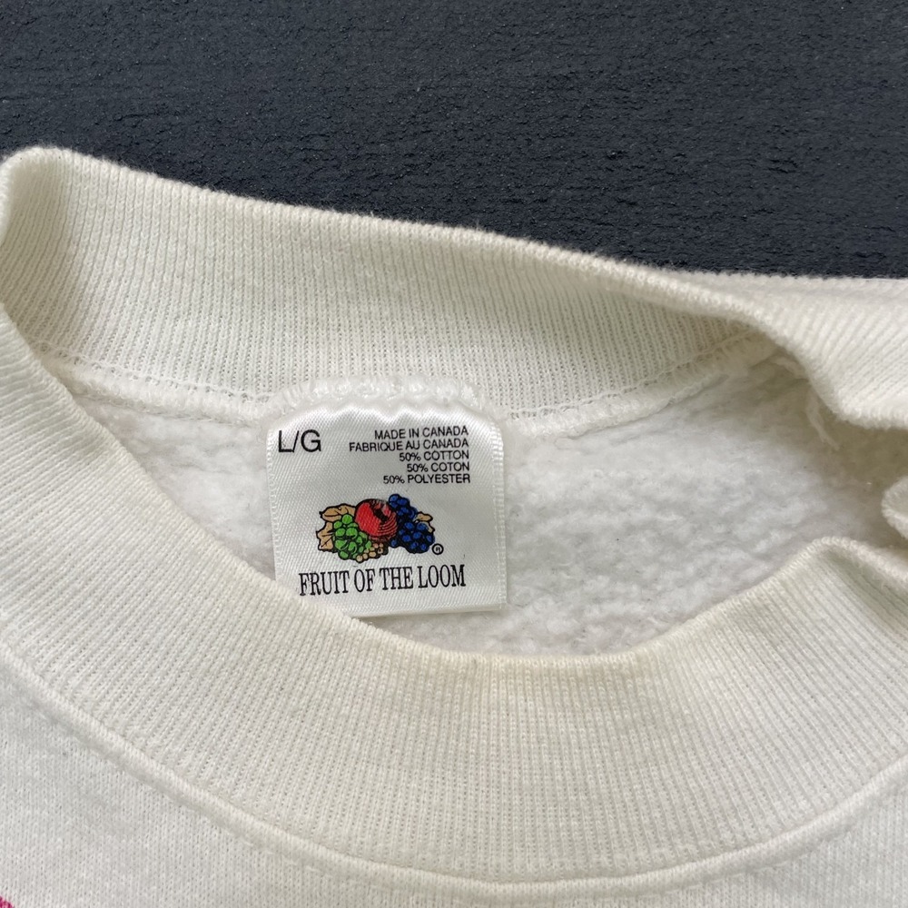 vintage Vancouver Canada sweatshirt mens large White 1990s - Picture 5 of 9